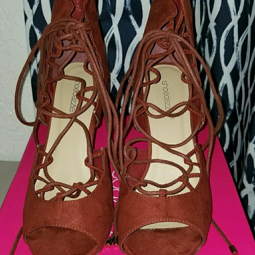 Strappy heels